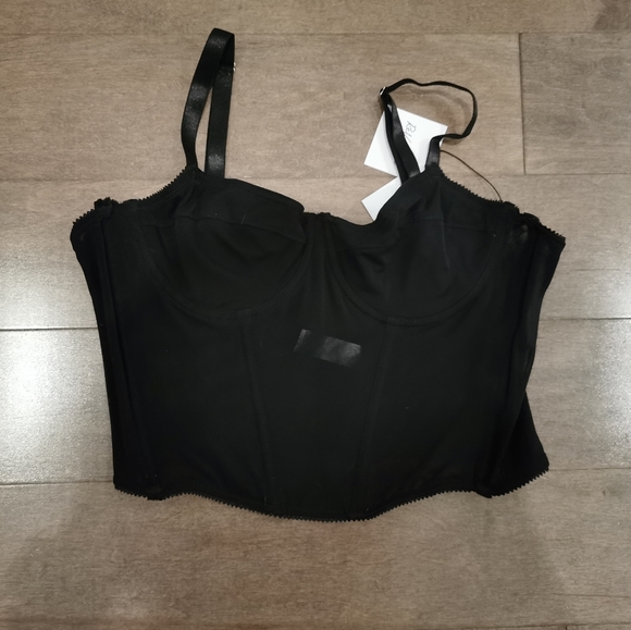 Cropped Mesh Corset - Picture 3 of 3